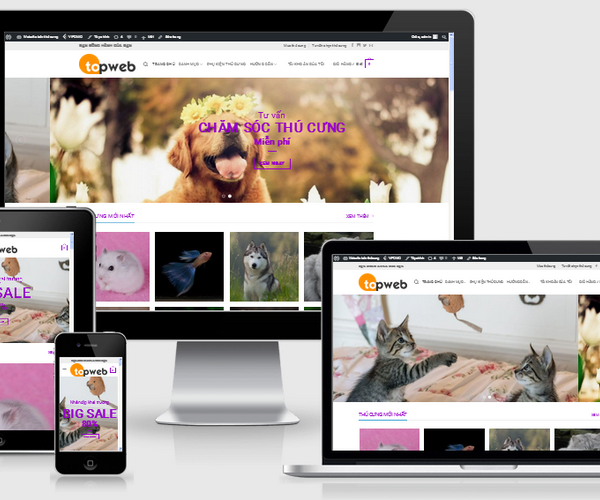 WEBSITE BÁN THÚ CƯNG