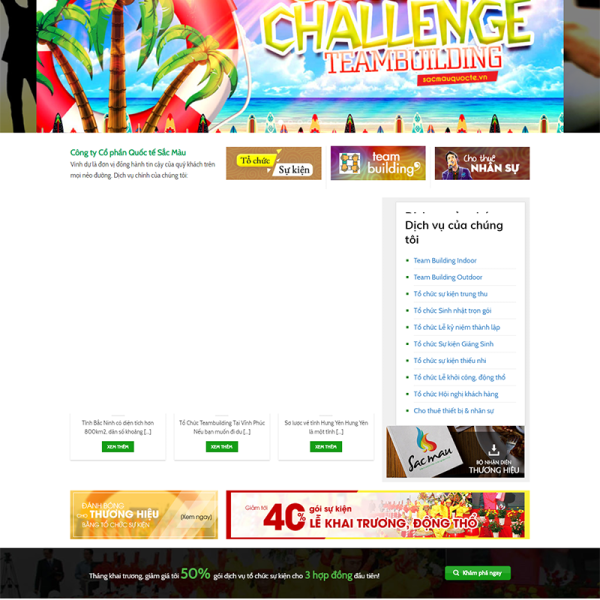 Theme WordPress công ty tổ chức sự kiện