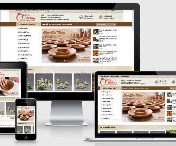 Theme WordPress bán đồ gốm, sứ