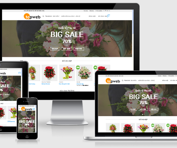 WEBSITE BÁN HÀNG HOA