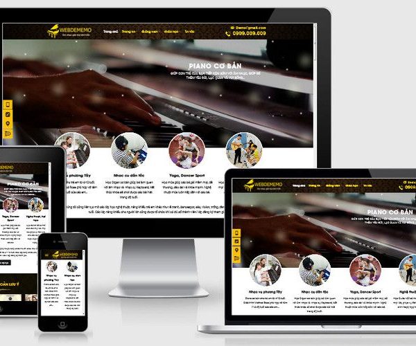 WEBSITE TRUNG TÂM DẠY PIANO