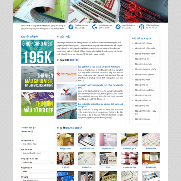WEBSITE IN ẤN THIẾT KẾ