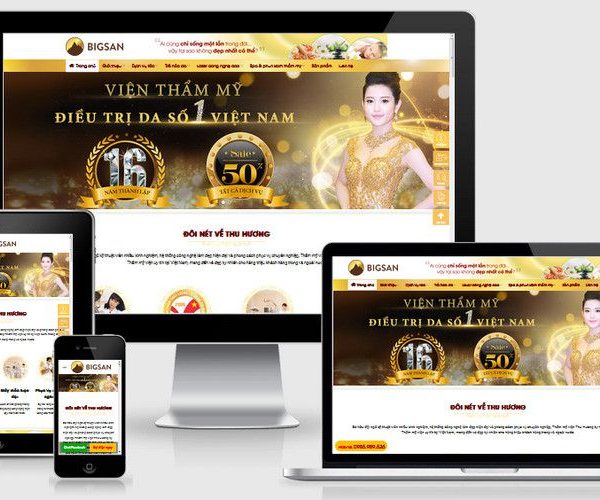WEBSITE SPA LÀM ĐẸP