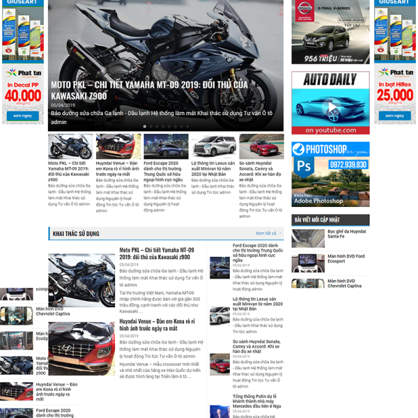 WEBSITE TIN TỨC Ô TÔ XE HƠI