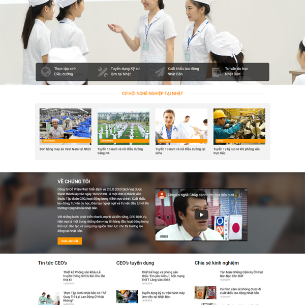 WEBSITE CÔNG TY XUẤT KHẨU LAO ĐỘNG